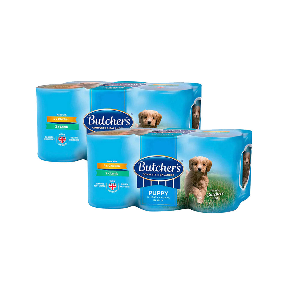 Butchers Puppy Food Meaty Chunks in Jelly 6PK – Selected Finds