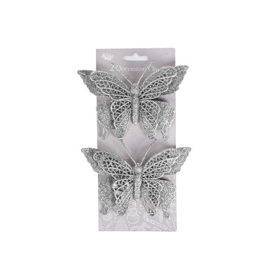 Glitter Decorative Clips 2PK