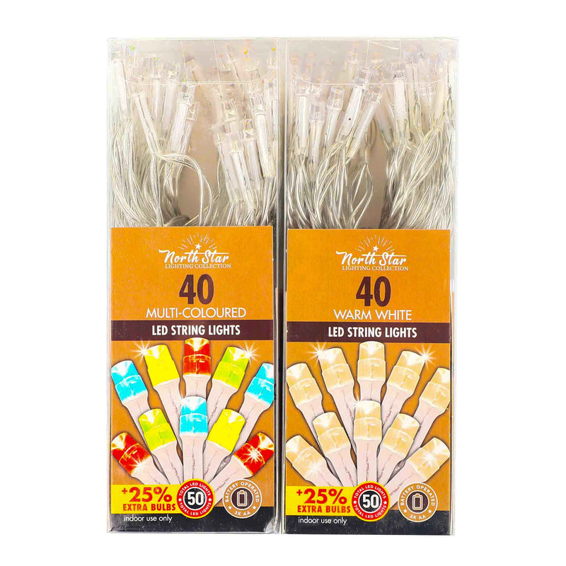 40+25% Extra Free Burble LED String Lights