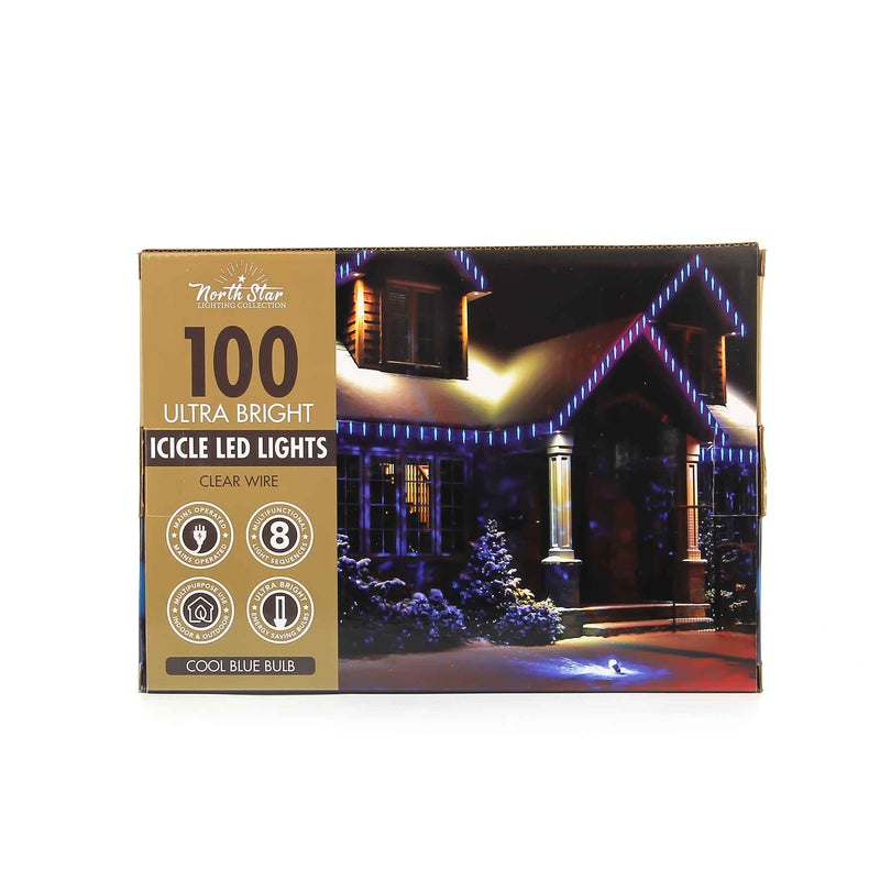 100 Ultra Bright Icicle LED Lights