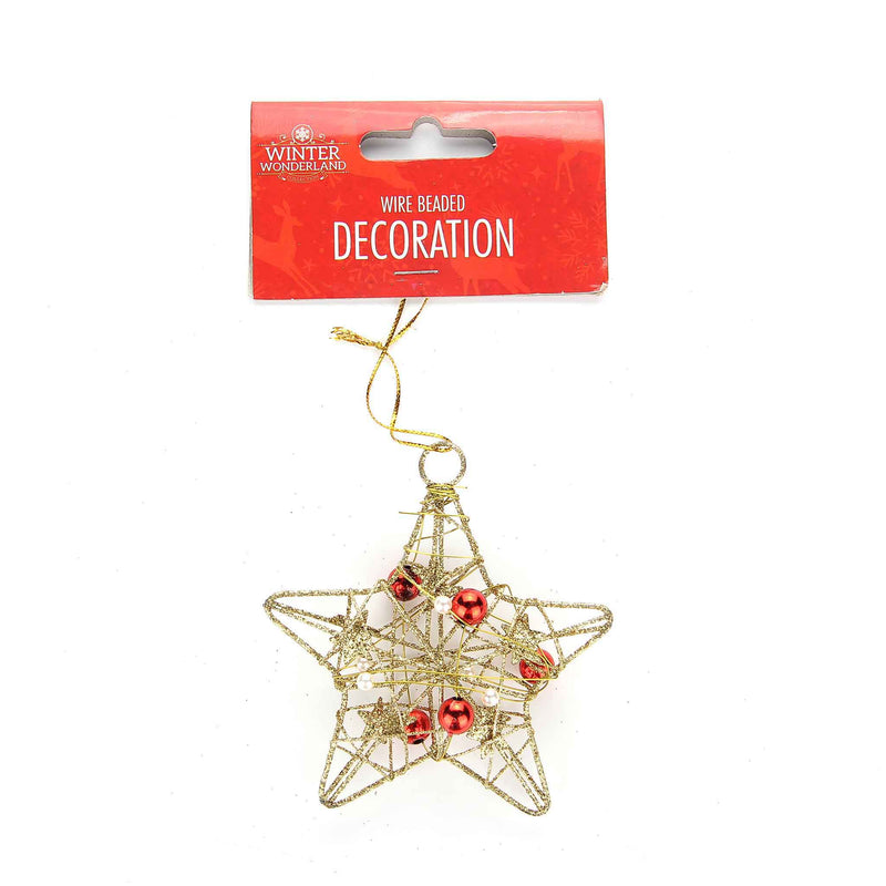 Wire Glitter Bead Decoration