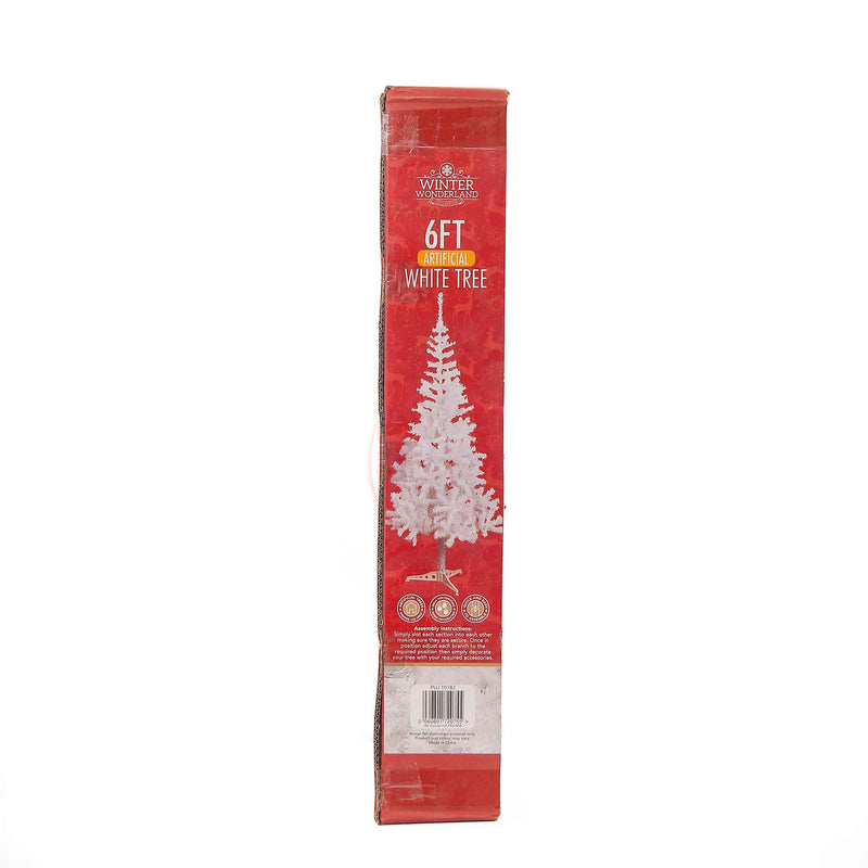 6FT Artificial Christmas White Tree