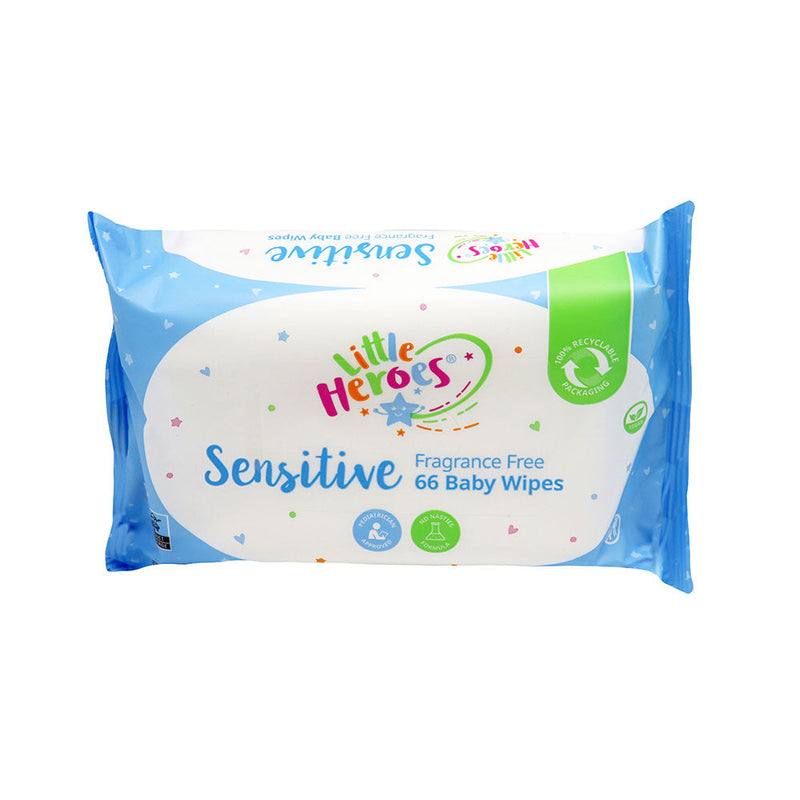 Little Heroes Sensitive Baby Wipes 66S