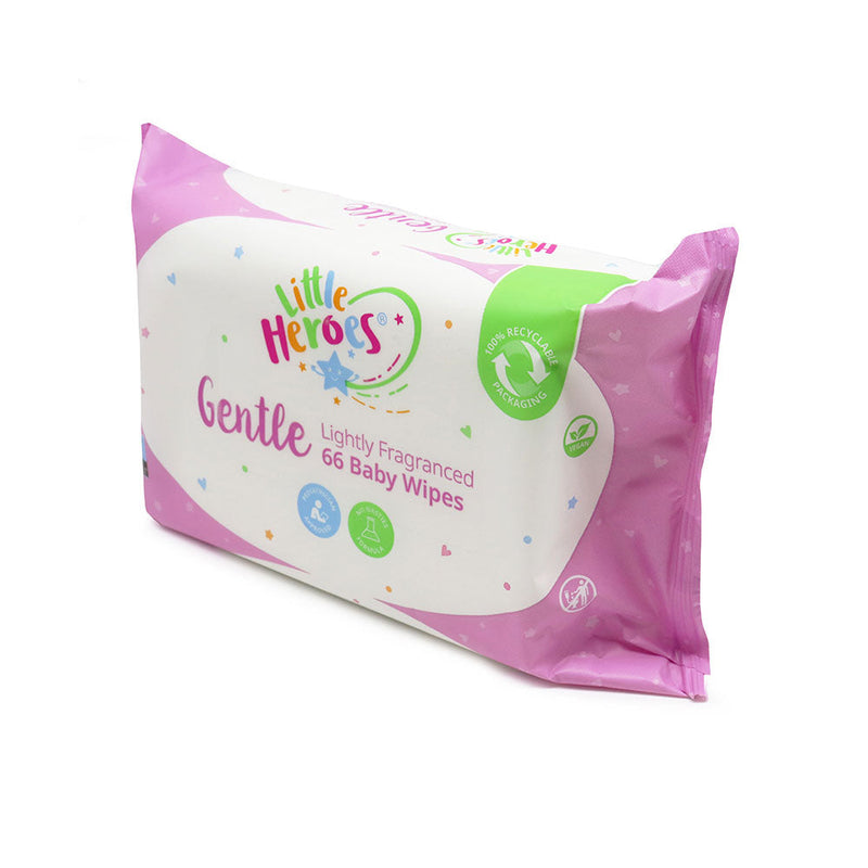 Little Heroes Baby Gentle Pink Wipes 66S