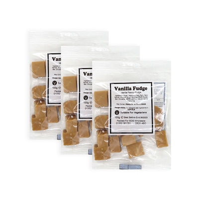 Bumper Bag Vanilla Fudge Sweets 100g x 3Pack