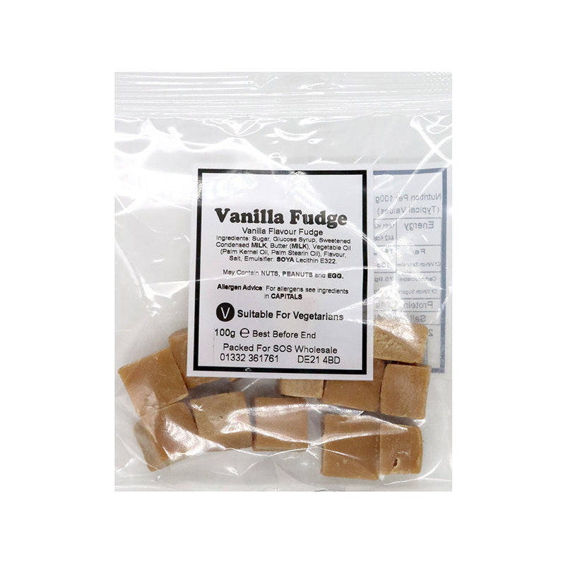 Bumper Bag Vanilla Fudge Sweets 100g