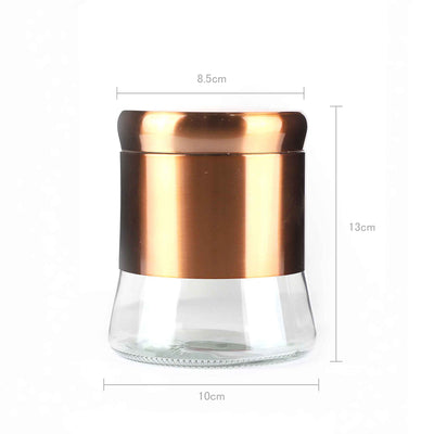 Stainless Steel Glass Canister Assorted