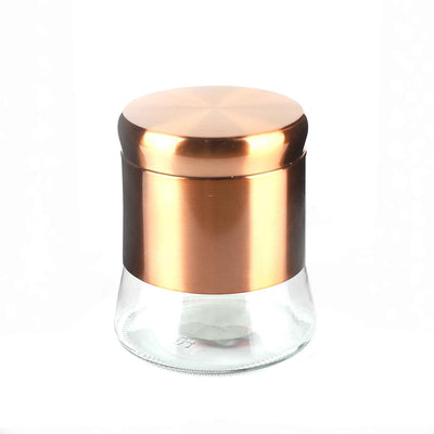 Stainless Steel Glass Canister Assorted