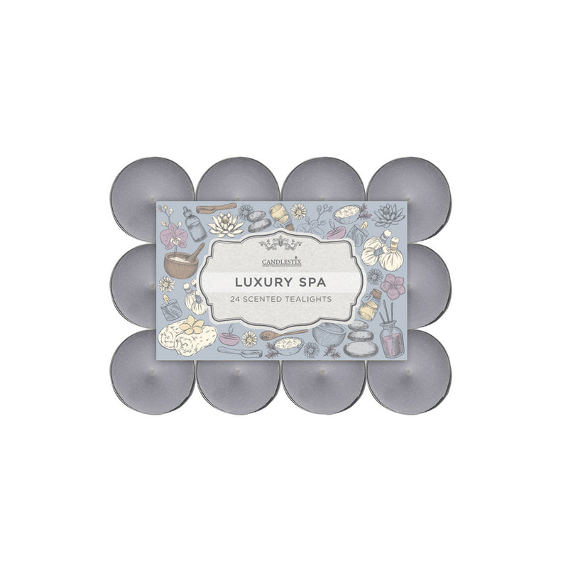 24 Scented Tealights Luxury SPA
