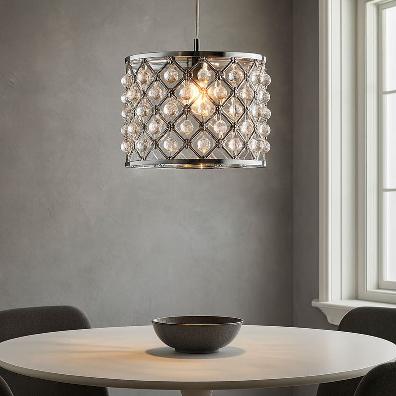 Metal Droplet Chrome Lamp Shade