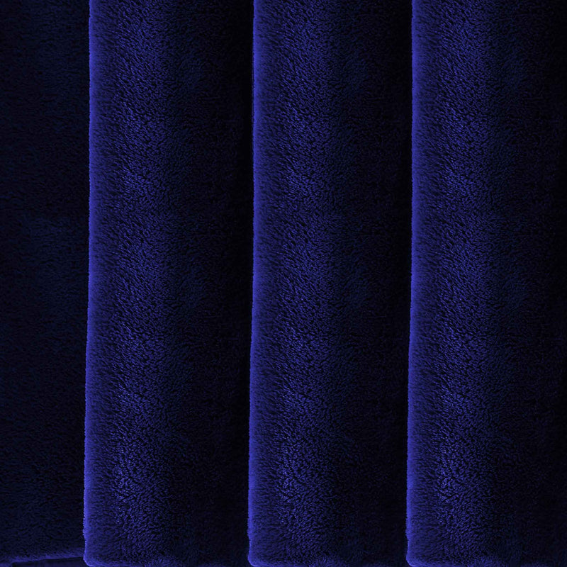 Faux Mink Throw Navy 150X200