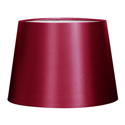 Red lampshade on a white background
