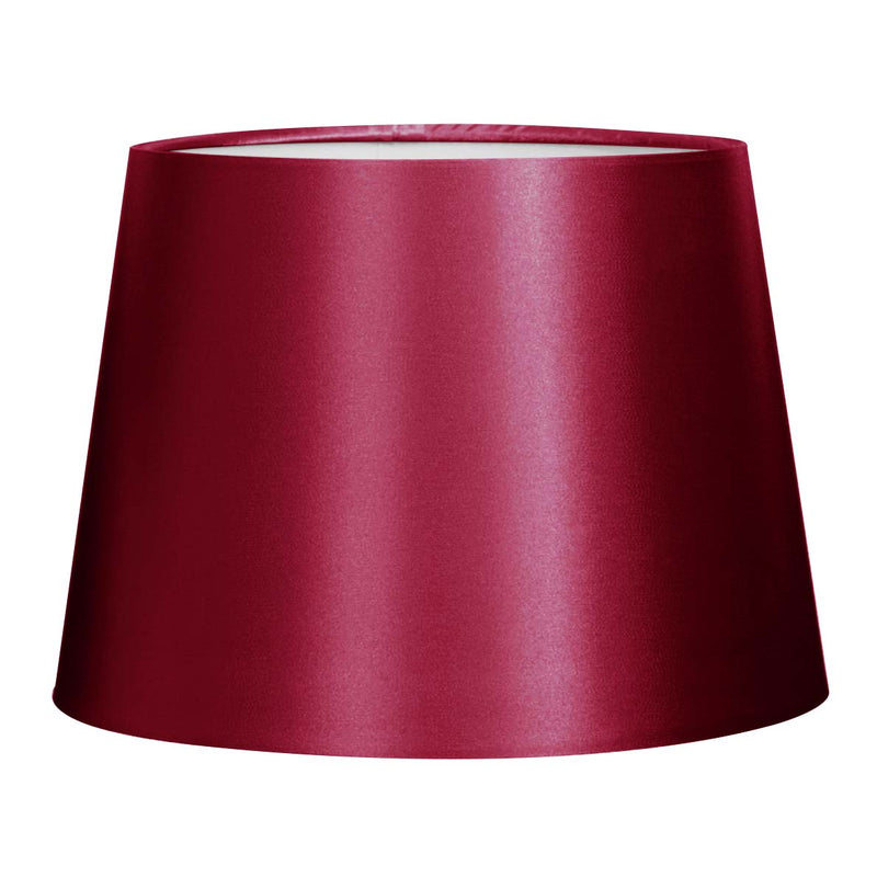 Red lampshade on a white background