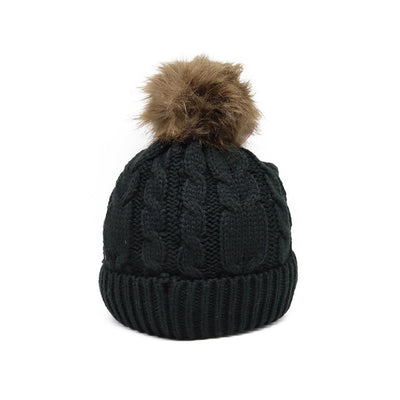 Ladies ProHike Bobble Hat With Faux Fur Pom Pom