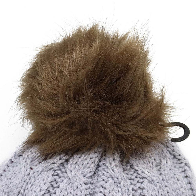 Ladies ProHike Bobble Hat With Faux Fur Pom Pom
