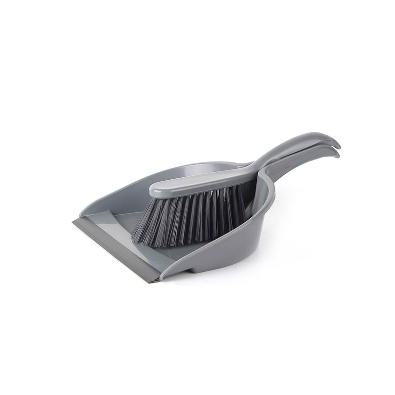 Dustpan & Brush Silver Set