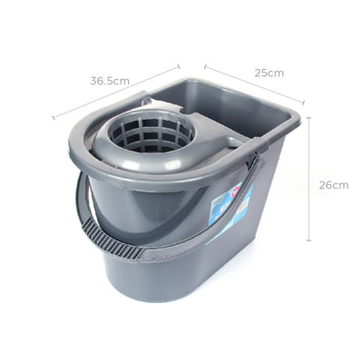 Mop Bucket Silver Grey