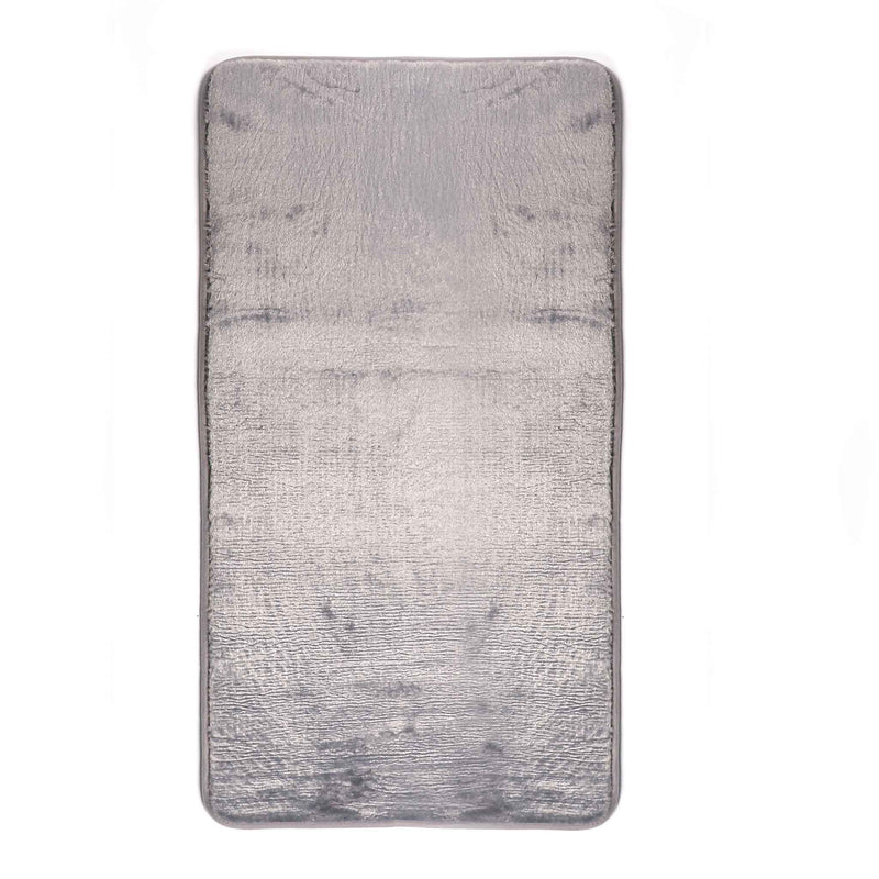 Printed Velvet Rug Silver 100X150cm