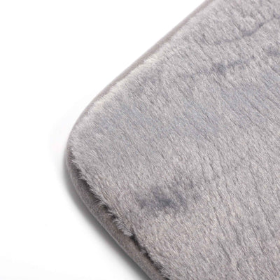 Printed Velvet Rug Silver 100X150cm