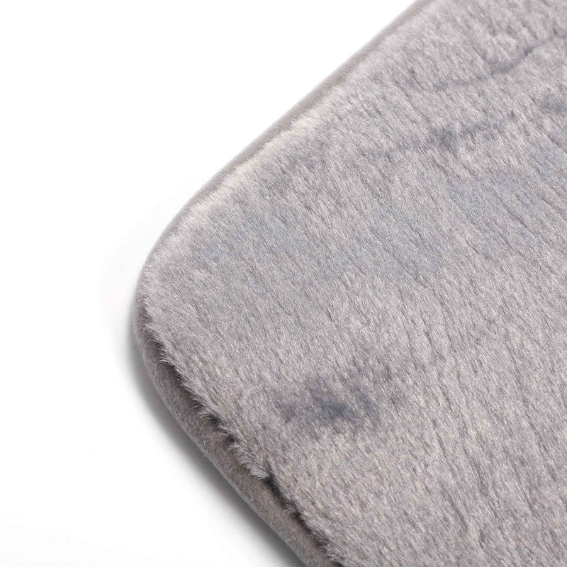 Printed Velvet Rug Silver 100X150cm