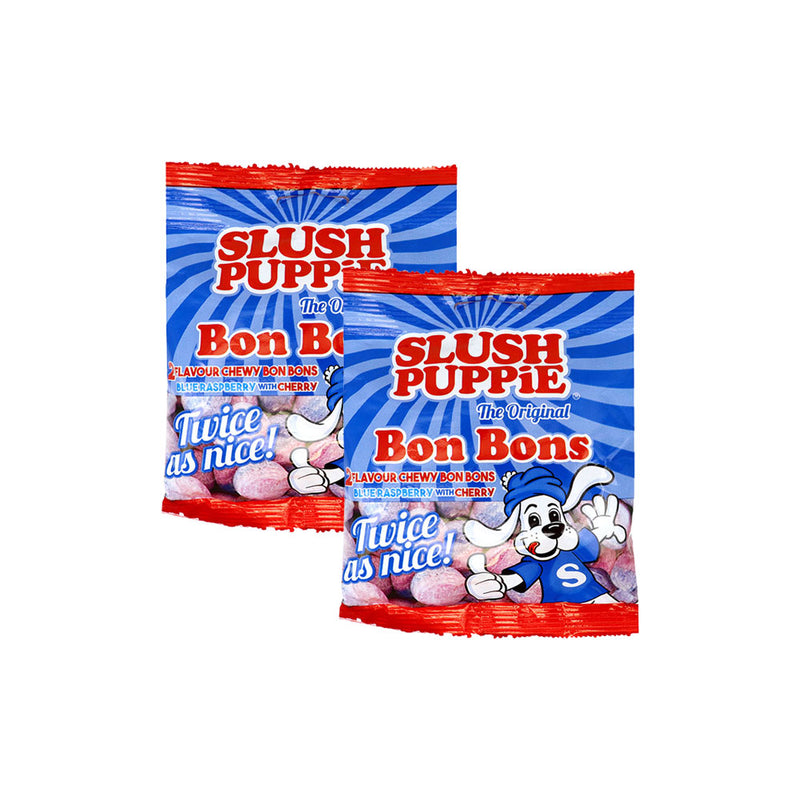Slush Puppie Blue Raspberry & Cherry Bon Bons 100g x 2Pack
