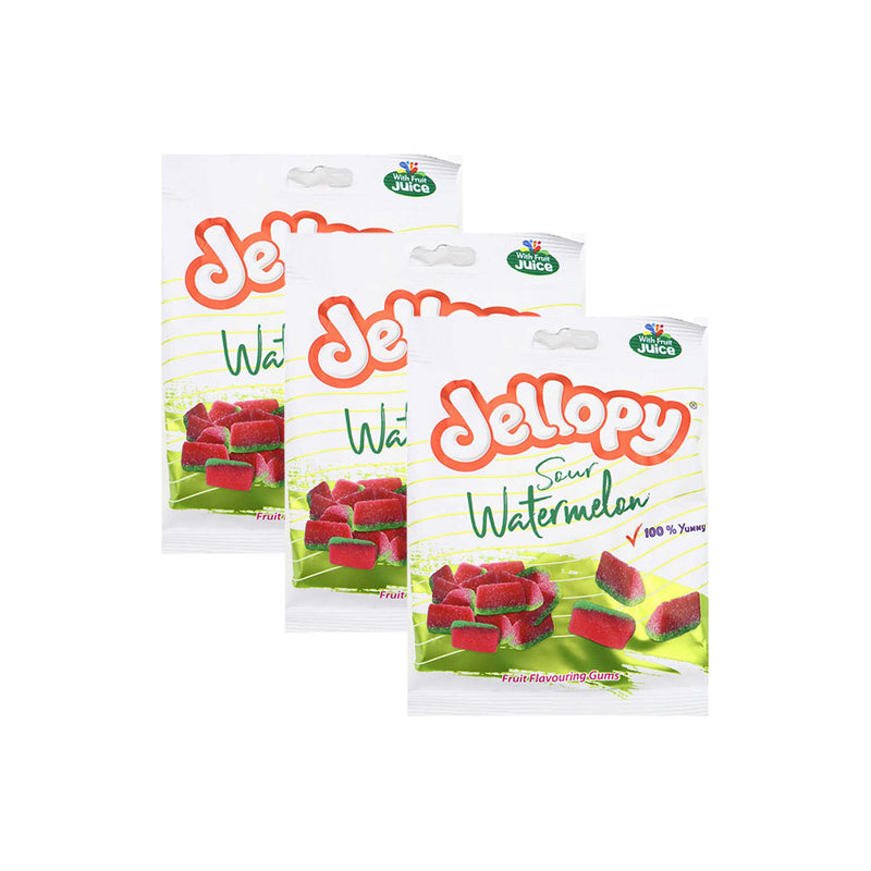 Jellopy Sour Cherry Watermelon 160g x 3Pack
