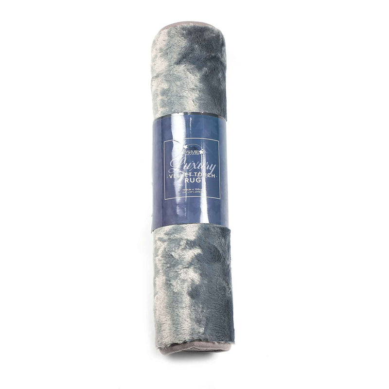 Velvet Touch Rug Silver 100X150
