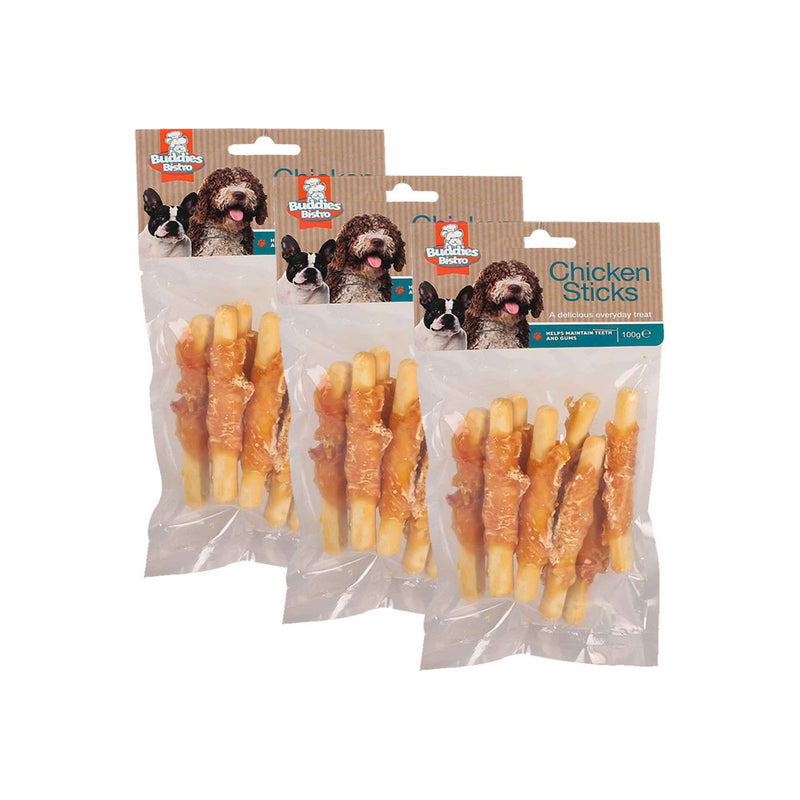 Chicken Sticks Dog Treats 100g
