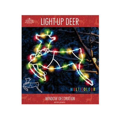 Light Up Christmas Window Decoration