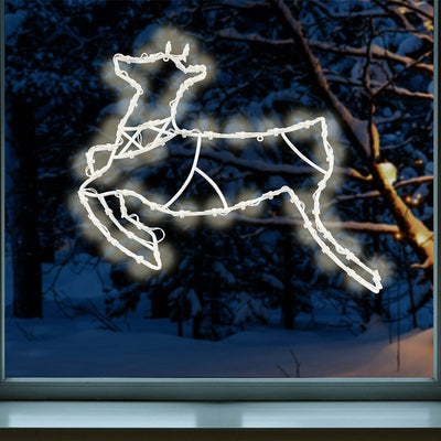 Light Up Christmas Window Decoration
