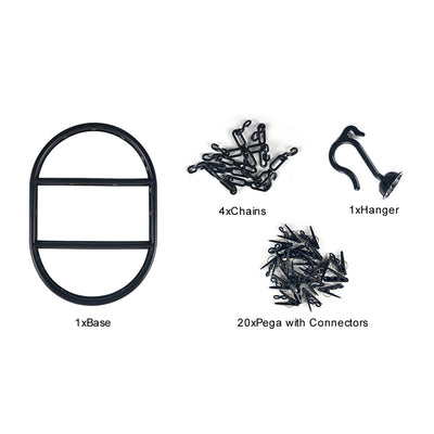 Clothes Airer 20Pegs Colour Assorted