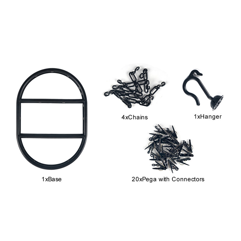 Clothes Airer 20Pegs Colour Assorted
