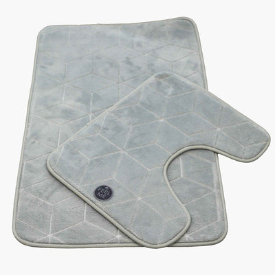 Cube Memory Foam Bathmat & Pedestal