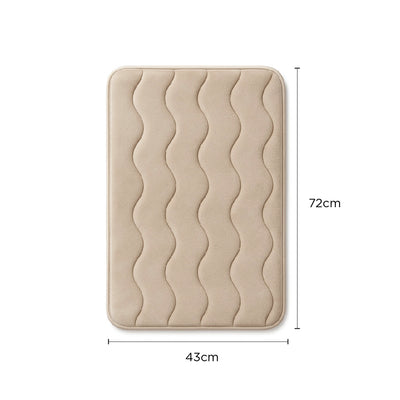 Plain Microfibre Bathmat 71cm x 44cm