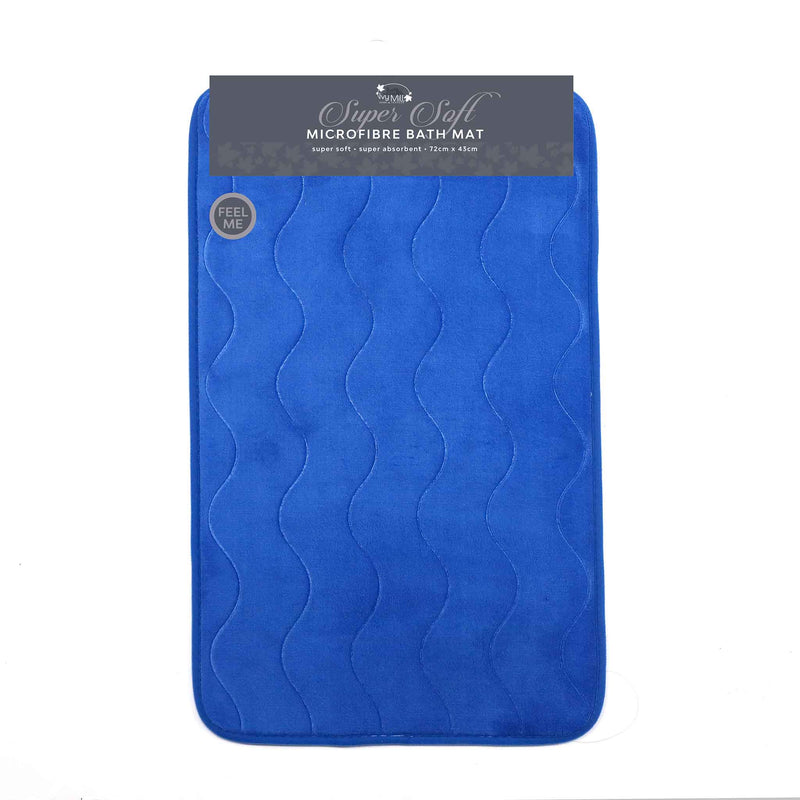 Plain Microfibre Bathmat 71cm x 44cm
