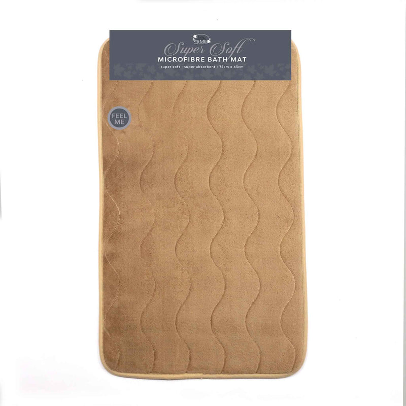 Plain Microfibre Bathmat 71cm x 44cm