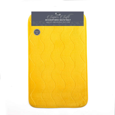 Plain Microfibre Bathmat 71cm x 44cm