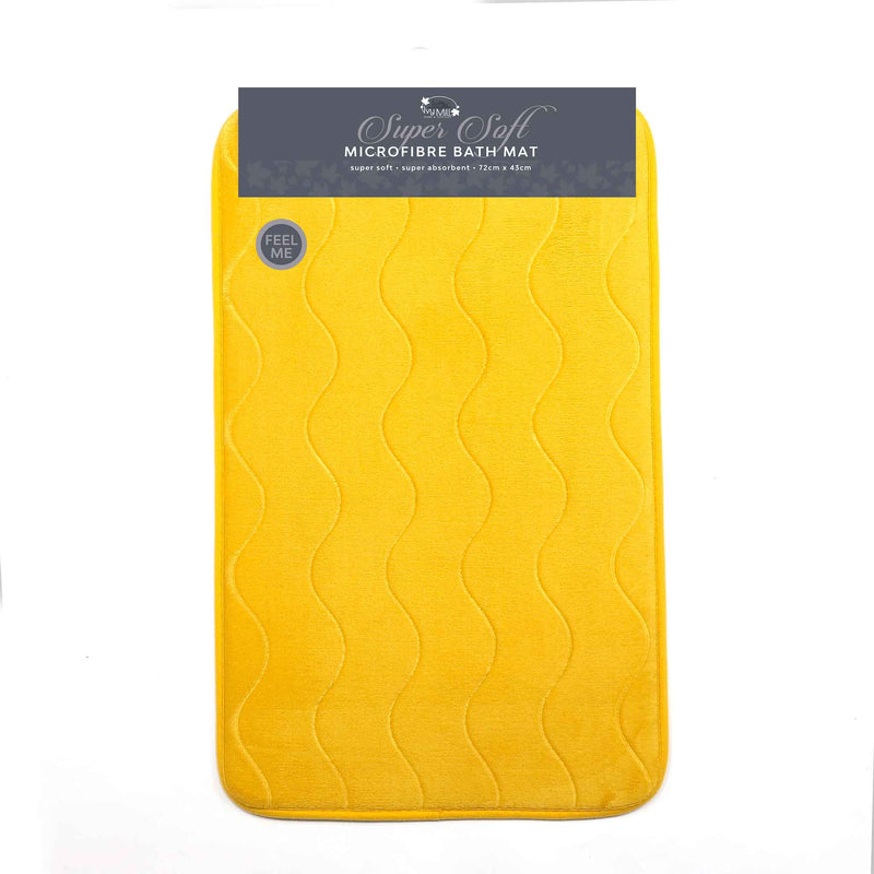 Plain Microfibre Bathmat 71cm x 44cm