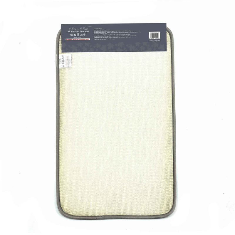 Plain Microfibre Bathmat 71cm x 44cm