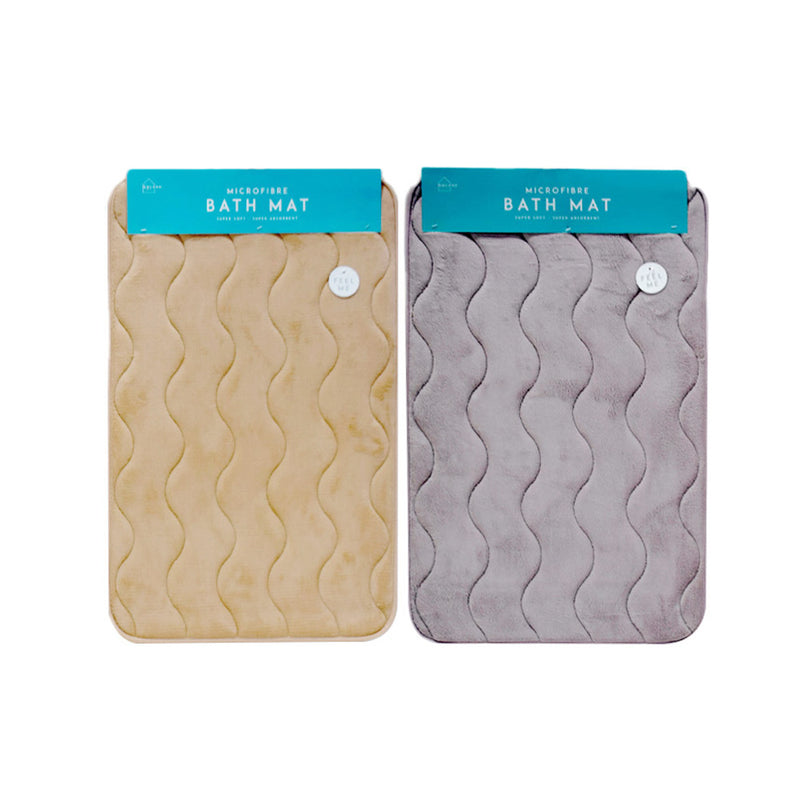Plain Microfibre Bathmat 71cm x 44cm