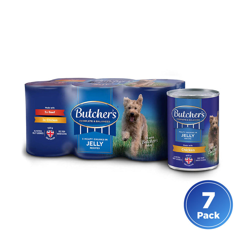 Butchers Meaty Chunk In Jelly 6PK
