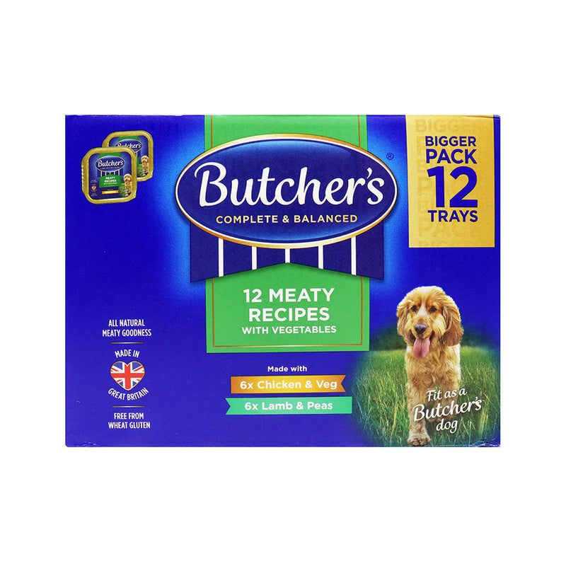 Butchers Meaty Recipes with Vegetables Dog Food 12PK