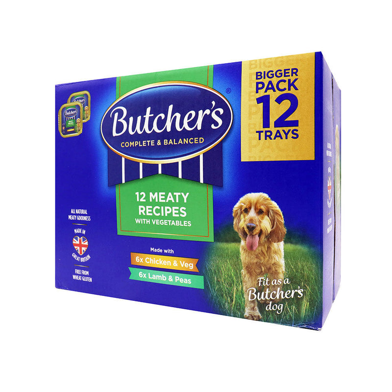 Butchers Meaty Recipes with Vegetables Dog Food 12PK