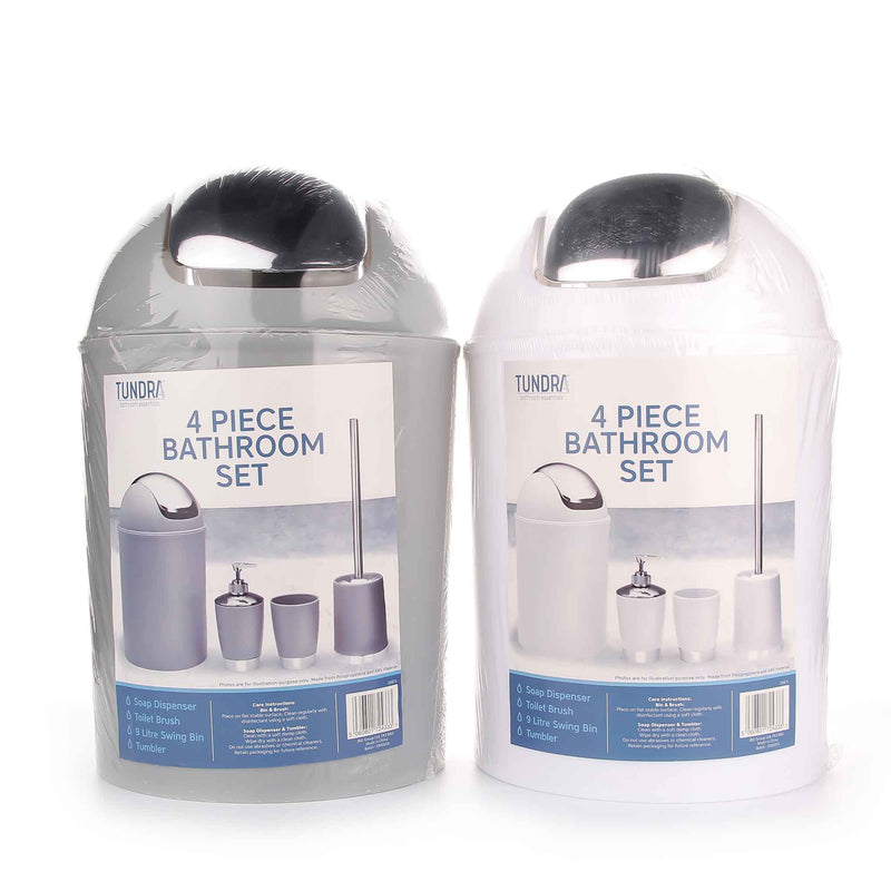 4PC Bathroom Accessories Set