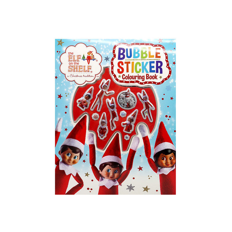 The Elf On The Shelf Bubble Sticker Colouring Book