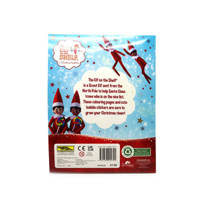 The Elf On The Shelf Bubble Sticker Colouring Book