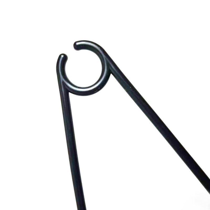 Swivel Clothes Hook Hangers with Rotating Hook & Tie 6PK