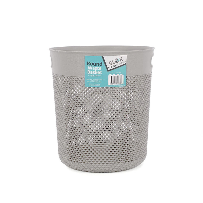 Medium Round Waste Basket 22x22x24cm