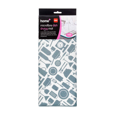 Home+ Microfibre Dish Dry Pattern 38x48cm