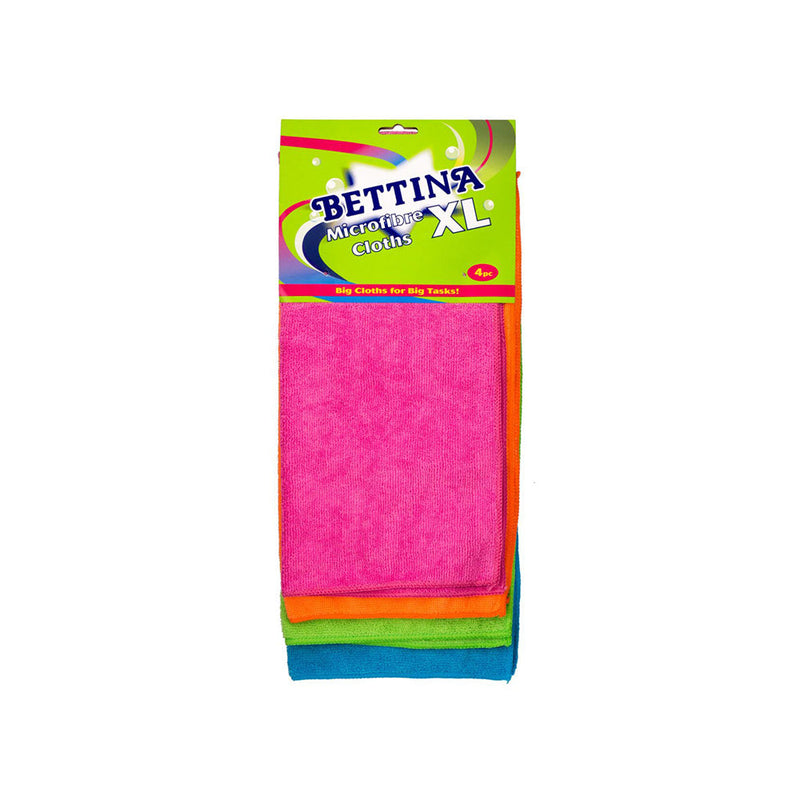 Bettina XL Microfibre Cloths 4PC